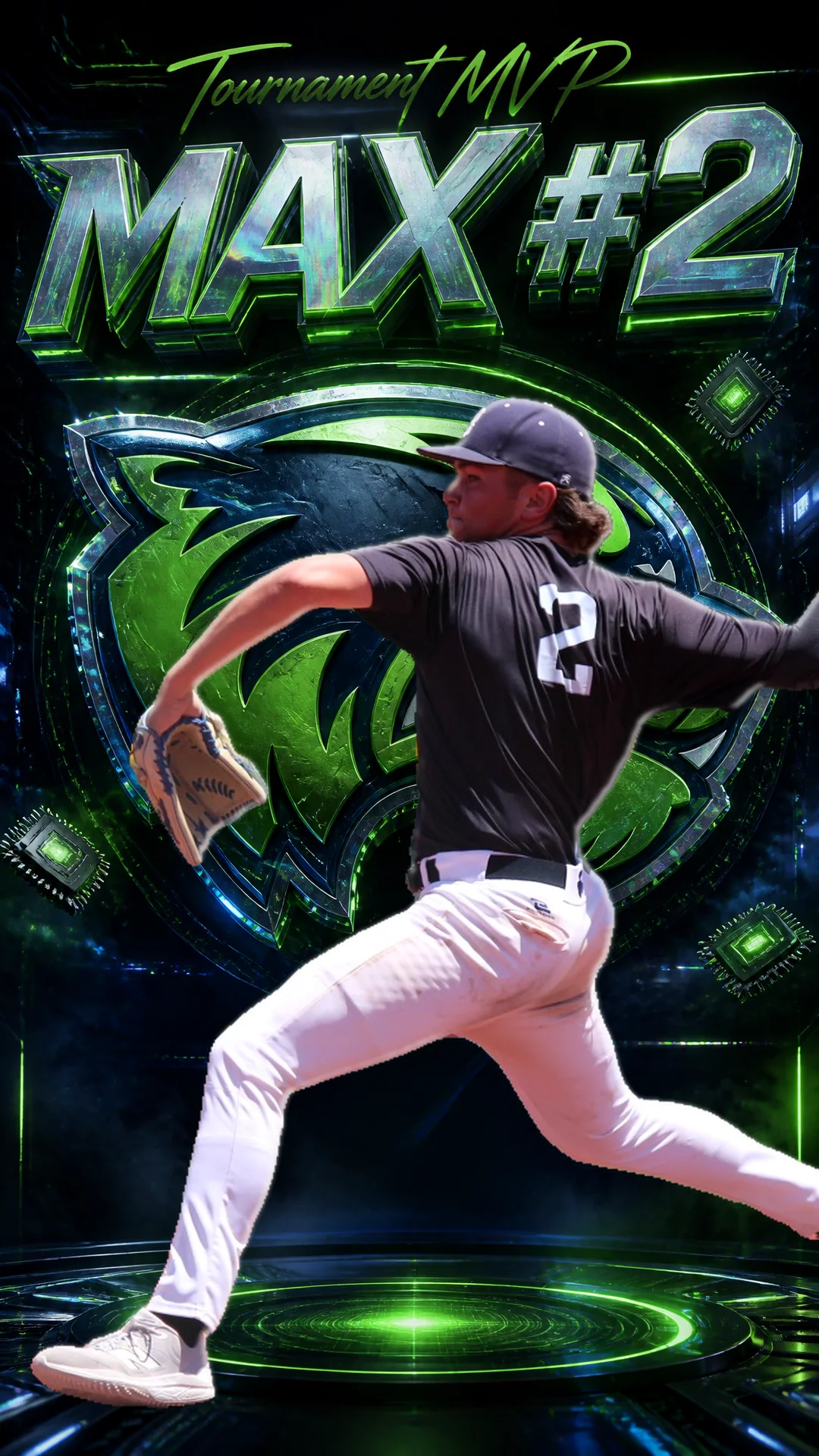 Team Post Kit game-day graphic example